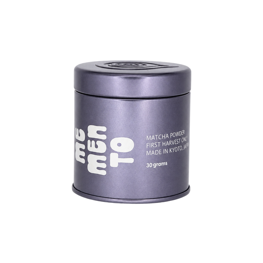 Memento Matcha First Harvest Okumidori single-cultivar matcha tin